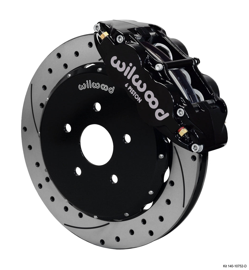 WILWOOD 140-10752-D FNSL6R FRT HAT 12.88 DRIL