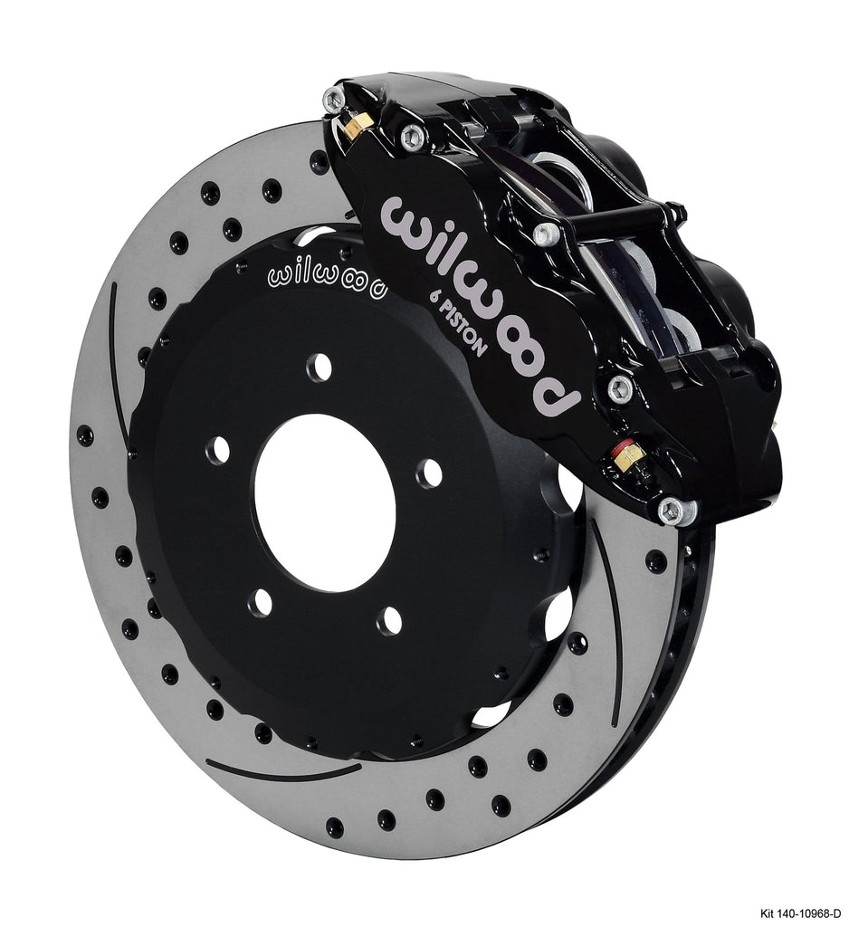 WILWOOD 140-10968-D FNSL6R FRT HAT 13.06 DRIL