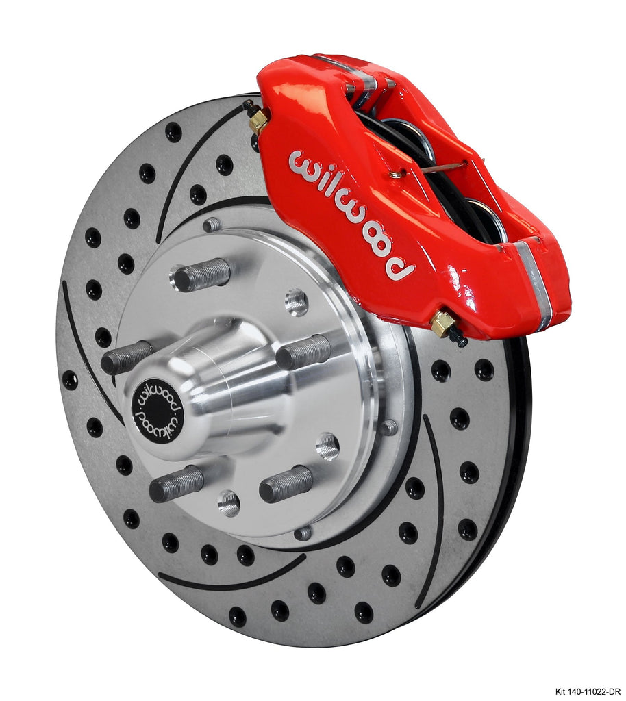 WILWOOD 140-11022-DR FDL FRONT KIT 11.00'  RED