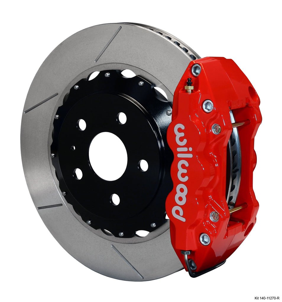 WILWOOD 140-11270-R W4A REAR KIT14.25' RED