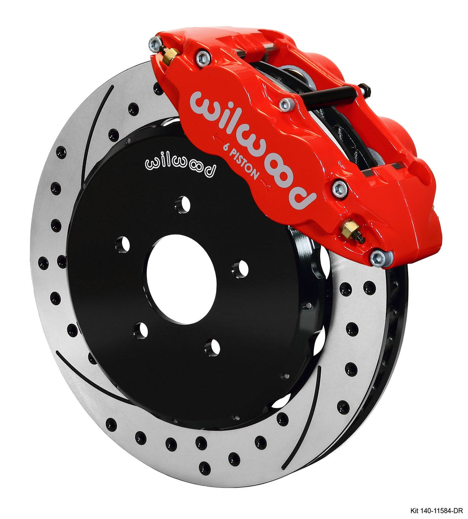 WILWOOD 140-11584-DR FNSL6R FRT HAT 14.00 DRIL