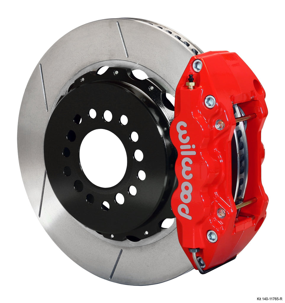 WILWOOD 140-11765-R W4A REAR KIT14.25' RED