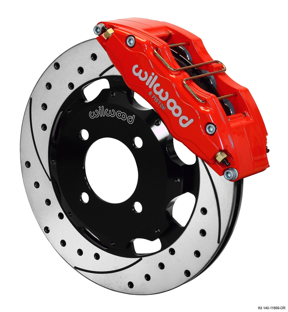 WILWOOD 140-11899-DR DP6 FRT KIT12.19 DRILLED