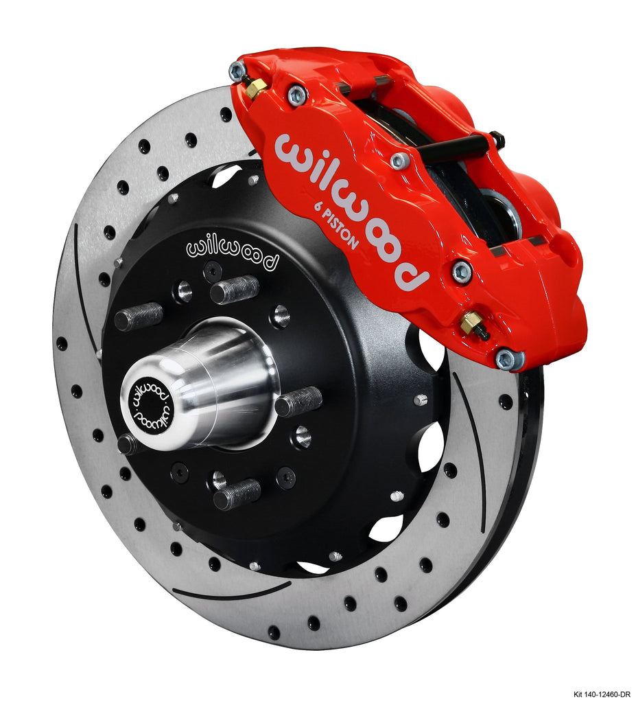 WILWOOD 140-12460-DR FNSL6R FRONT HUB KIT 12.8