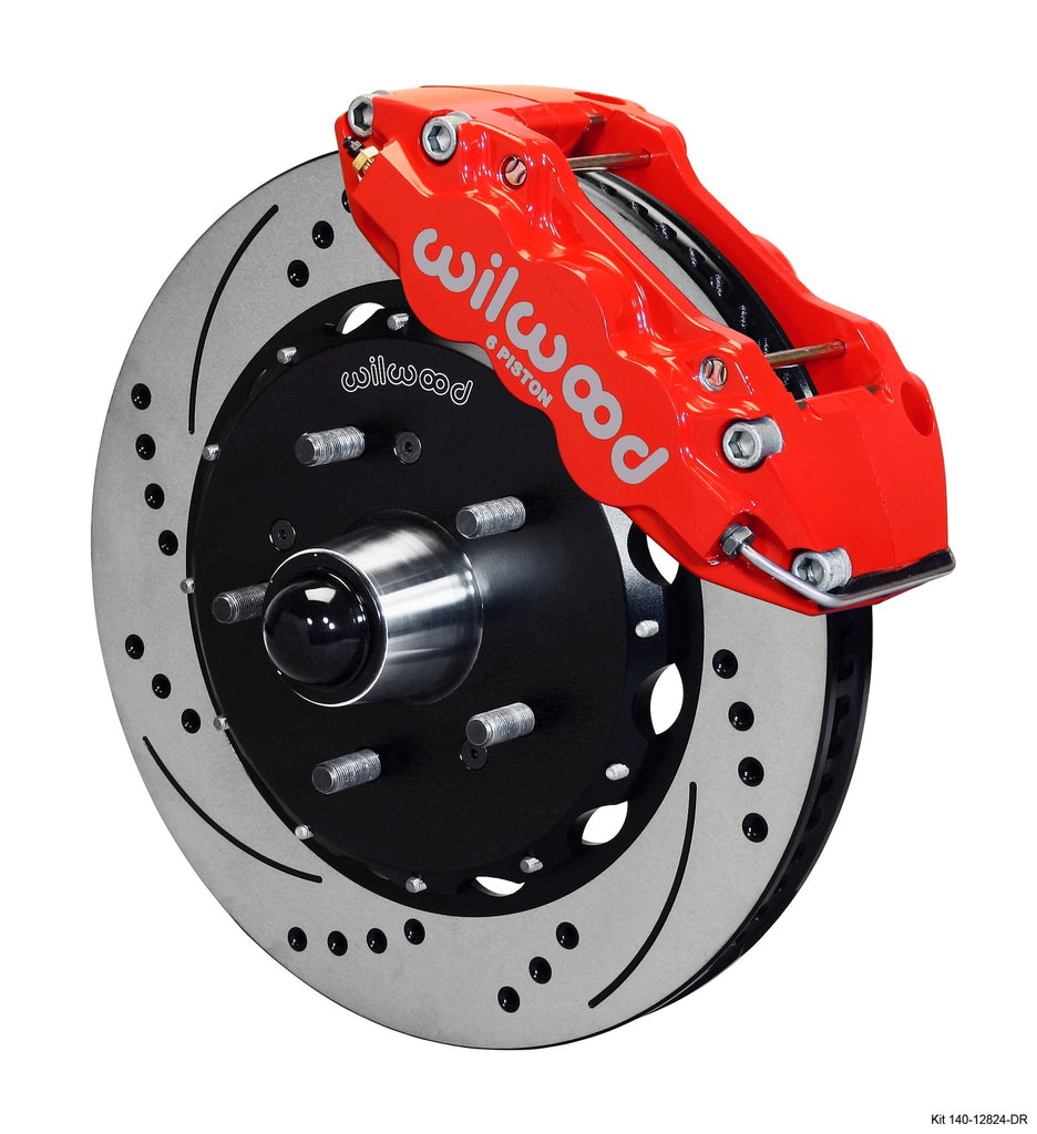 WILWOOD 140-12824-DR W6A FRONT TRUCK KIT 14.25