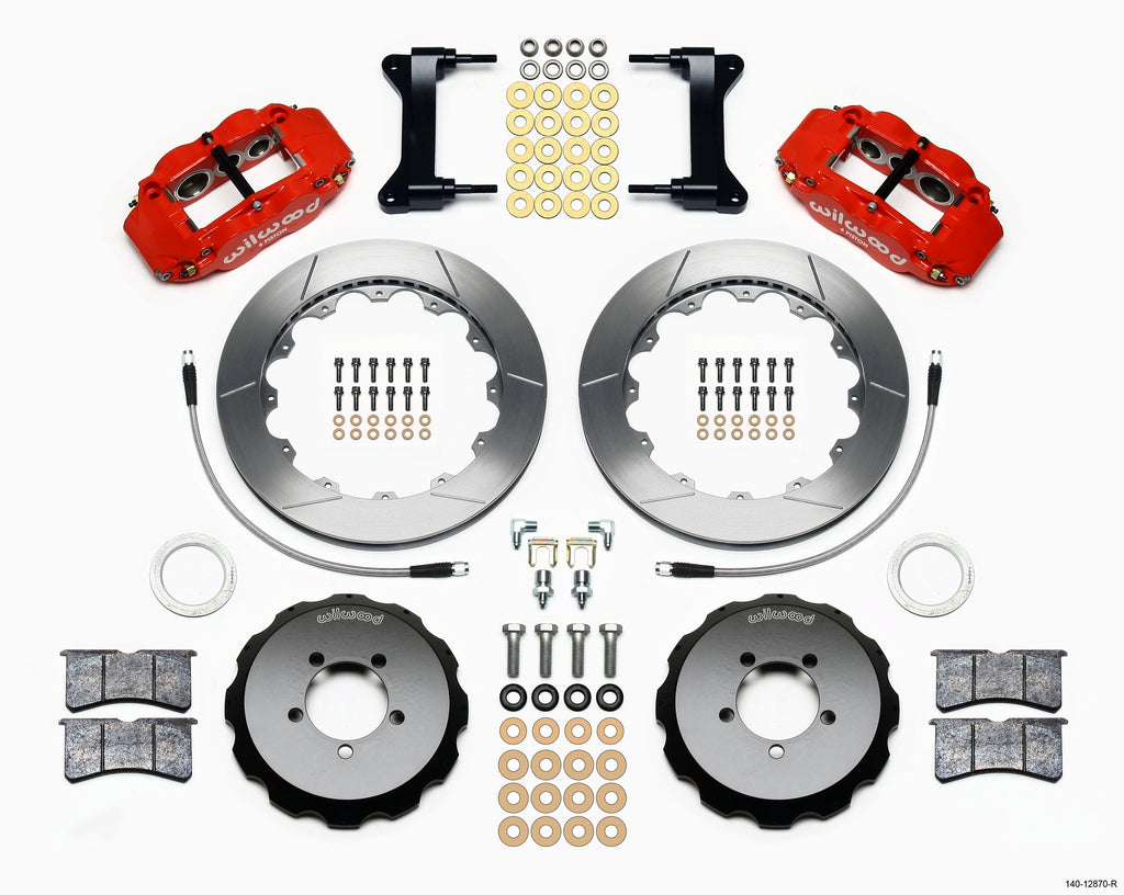 WILWOOD 140-12870-R FNSL6R FRONT HAT KIT 12.8