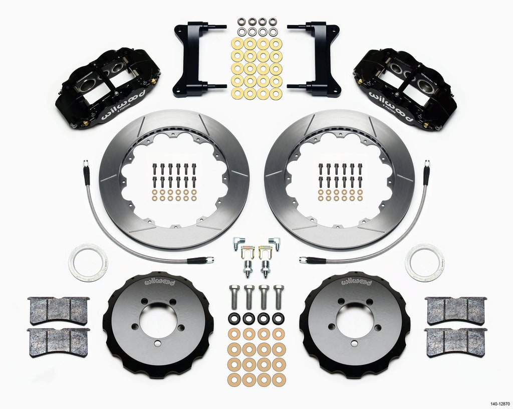 WILWOOD 140-12870 FNSL6R FRONT HAT KIT 12.8