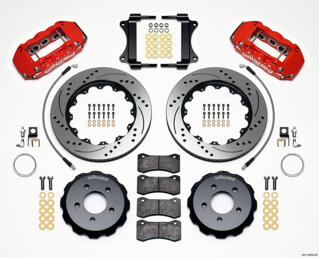WILWOOD 140-12929-DR W6A FRONT HAT KIT 14.00