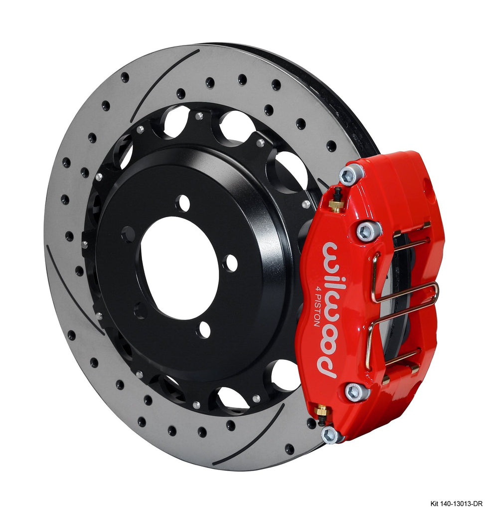 WILWOOD 140-13013-DR DPR REAR KIT 12.88'  RED
