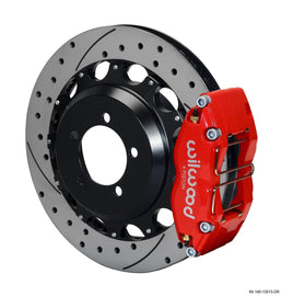 WILWOOD 140-13013-DR DPR REAR KIT 12.88'  RED