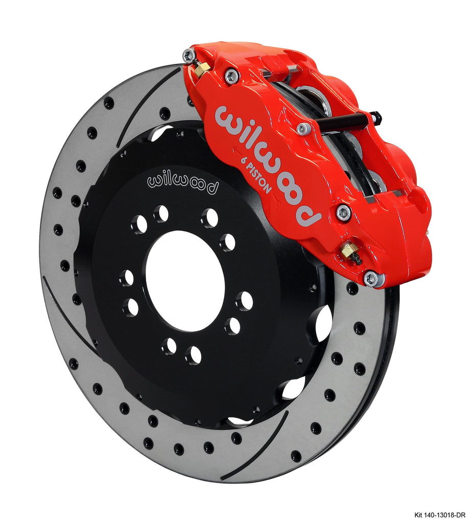 WILWOOD 140-13018-DR FNSL6R FRONT HAT KIT