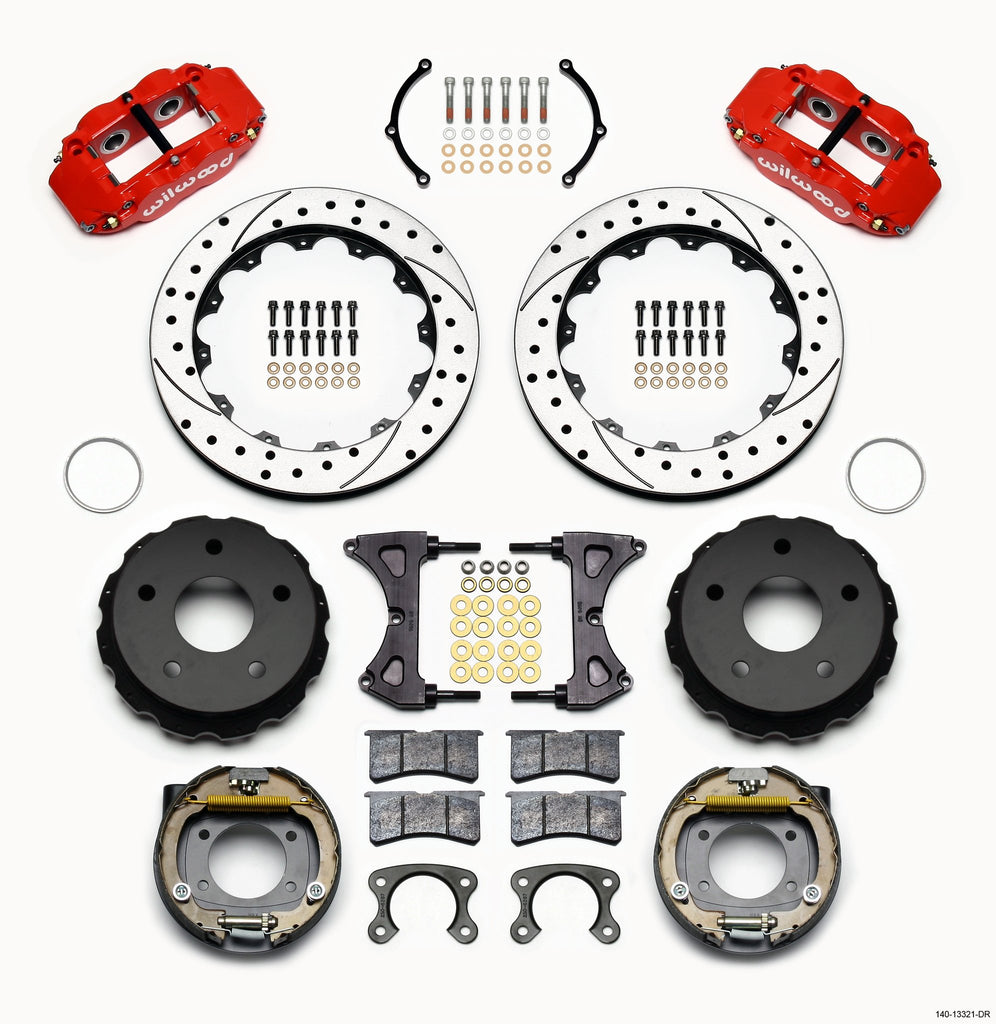 WILWOOD 140-13321-DR KIT REAR DISC/DRUM BIG FO