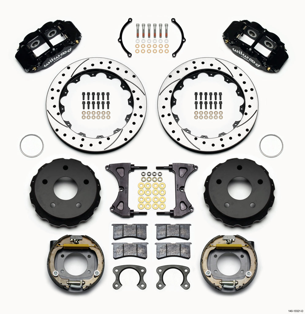 WILWOOD 140-13321-D KIT REAR DISC/DRUM BIG FO
