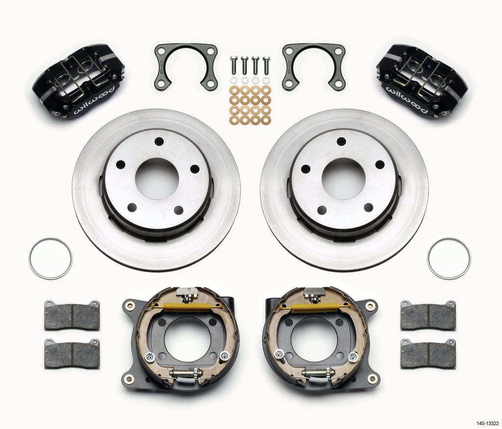 WILWOOD 140-13322 KIT REAR DISC/DRUM BIG FO