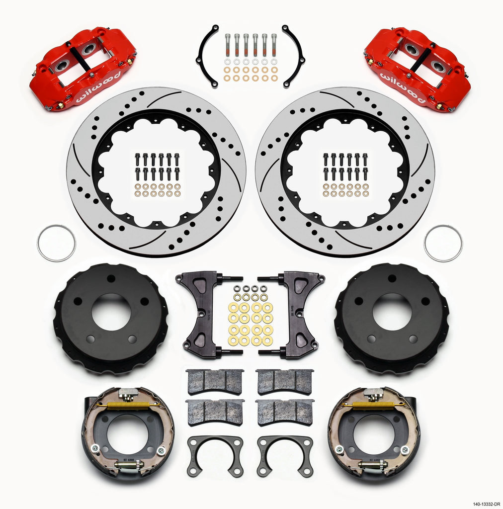 WILWOOD 140-13332-DR KIT REAR DISC/DRUM BIG FO