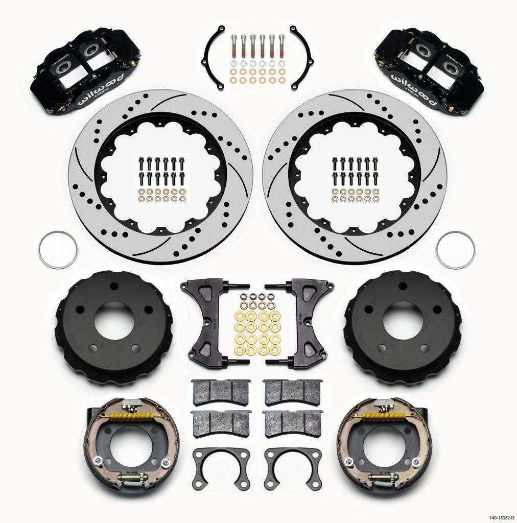 WILWOOD 140-13332-D KIT REAR DISC/DRUM BIG FO