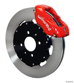 WILWOOD 140-6310-R FDL FRONT HAT KIT12.19RED