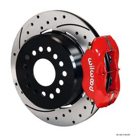 WILWOOD 140-7139-DR FDL P/S P-B DRILLED-RED