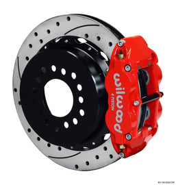 WILWOOD 140-9224-DR FNSL4R REAR P-BRK KIT 12.