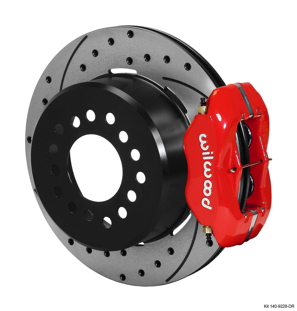 WILWOOD 140-9228-DR FDL P/S P-B DRILLED-RED