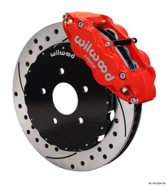 WILWOOD 140-9284-DR FNSL6R FRONT HAT KIT 13.0