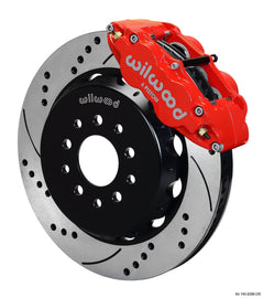 WILWOOD 140-9296-DR FNSL6R FRONT HAT KIT 14.0
