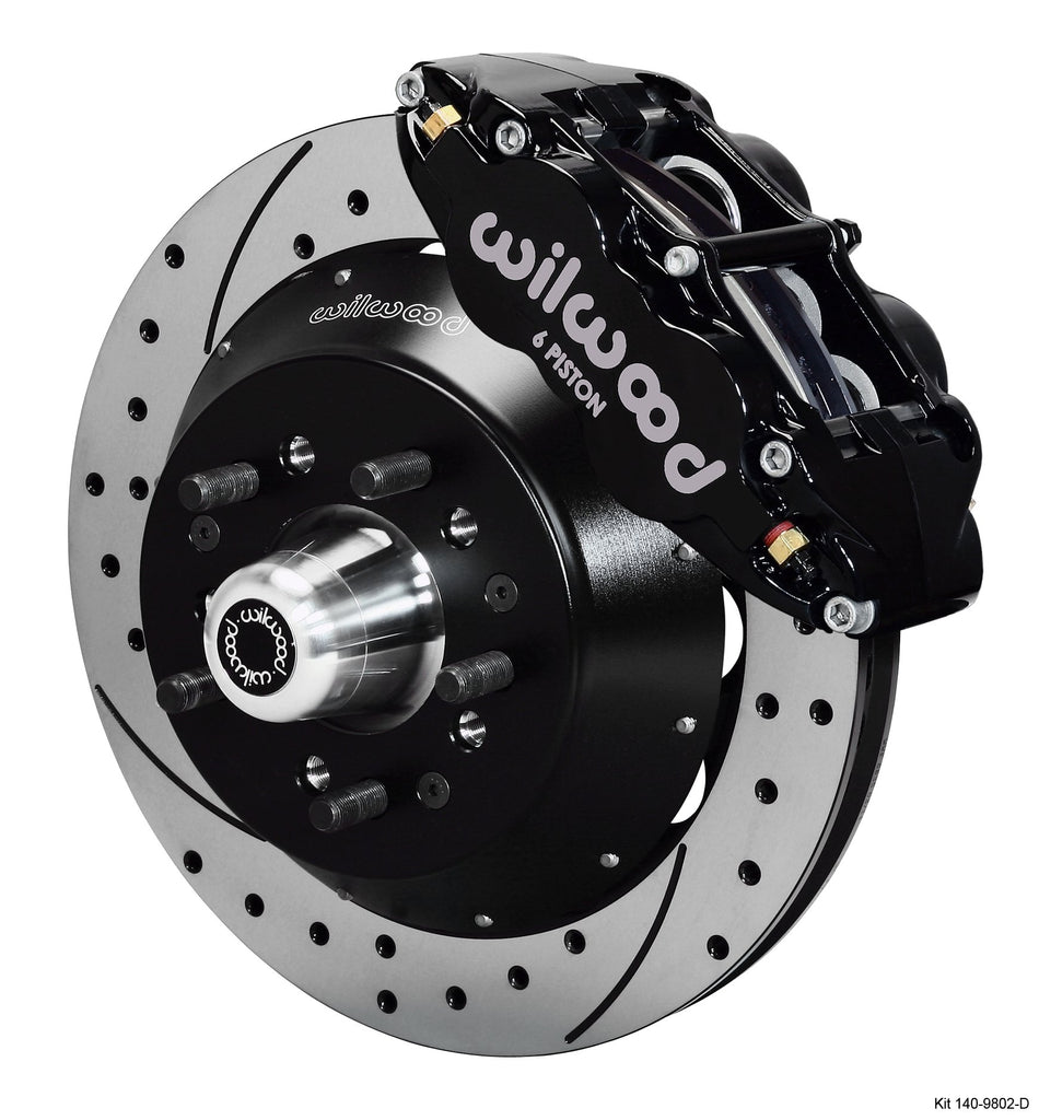 WILWOOD 140-9802-D FNSL6R FRT HUB 14.00 DRIL