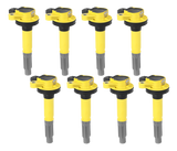 ACCEL 140060-8 Ignition Coils SuperCoil Series 2011-2016 Ford 5.0L Coyote, Yellow, 8-Pack