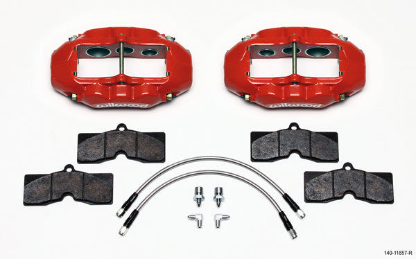 WILWOOD 140-11857-R D8-6 FRONT CALIPER KITRED