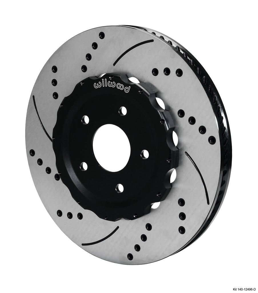 WILWOOD 140-12496-D HAT/ROTOR KT  FRNT  DRILL