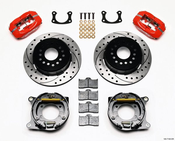 WILWOOD 140-7140-DR FDL P/S P-B DRILLED-RED