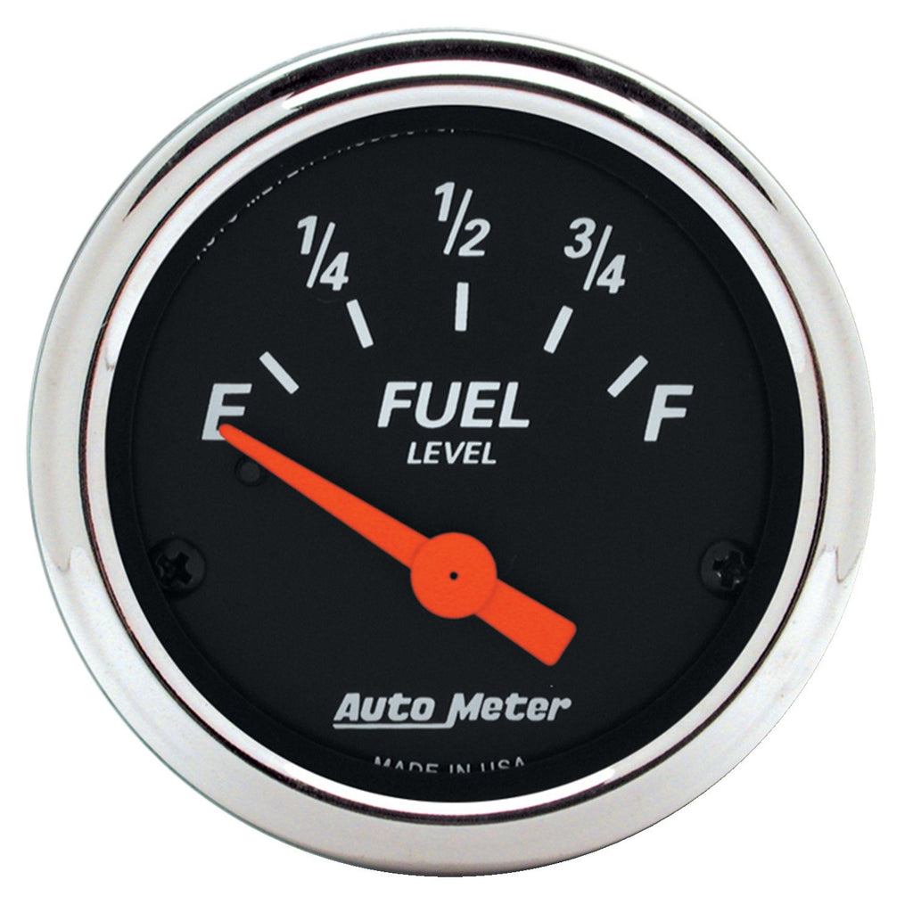 AutoMeter 1422 Traditional incandescent lighting illuminates around the perimeter of the dial