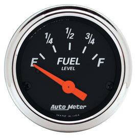 AutoMeter 1422 Traditional incandescent lighting illuminates around the perimeter of the dial