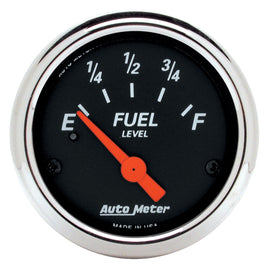 AutoMeter 1424 Traditional incandescent lighting illuminates around the perimeter of the dial
