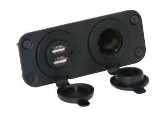 ATTWOOD MARINE 14262-6 ADAPTOR DUAL PORT 12VDC