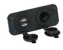 Load image into Gallery viewer, ATTWOOD MARINE 14262-6 ADAPTOR DUAL PORT 12VDC