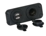 ATTWOOD MARINE 14262-6 ADAPTOR DUAL PORT 12VDC