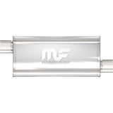 MagnaFlow Exhaust Products 14264 Magnaflow Straight-Through Performance Muffler; 3in. Offset/Offset; 5x18x8 Body
