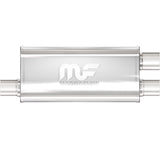 MagnaFlow Exhaust Products 14266 Straight-Through Performance Muffler; 2.5/2.25in. Offset/Dual; 5x18x8 Body