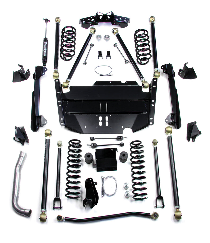 97-06 Jeep Wrangler TJ SWB 4 Inch Pro LCG Long Arm Suspension System No Shocks TeraFlex
