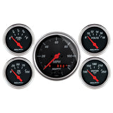 AutoMeter 1450 Traditional incandescent lighting illuminates around the perimeter of the dial
