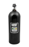 NOS/Nitrous Oxide System 14760BNOS 20 lb Nitrous Bottle w/ Black Finish & Super Hi Flo Valve & Gauge