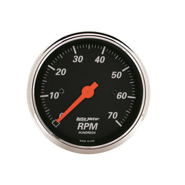 AutoMeter 1478 Traditional incandescent lighting illuminates around the perimeter of the dial