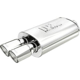 MagnaFlow Exhaust Products 14862 Straight-Through Performance Muffler; 2.25/3in. Center/Dual; 5x14x8 Body