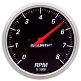 AutoMeter 1499 Traditional incandescent lighting illuminates around the perimeter of the dial