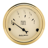 AutoMeter 1505 Traditional incandescent lighting illuminates around the perimeter of the dial