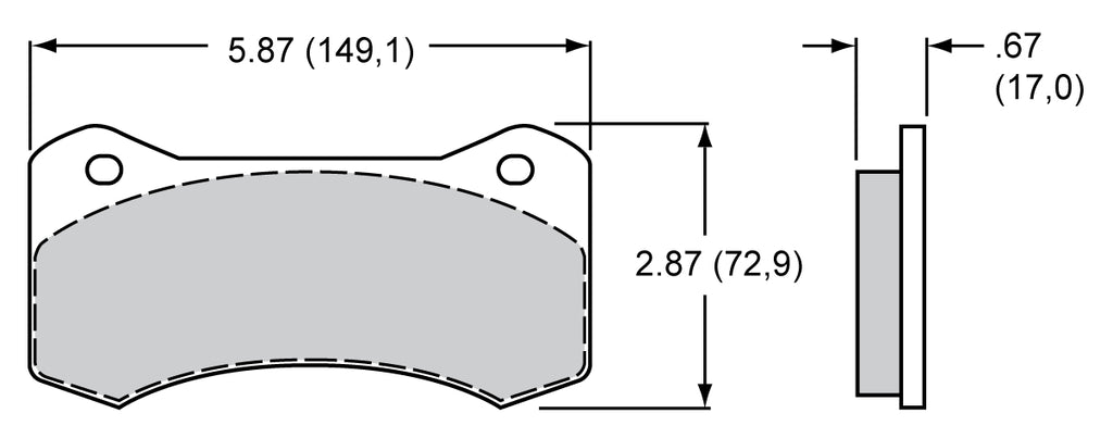 WILWOOD 150-9488K PAD SET BP-10 6617