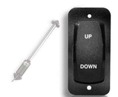 LENCO 15096-001 HATCH LIFT ROCKER SWITCHSINGLE LIFT