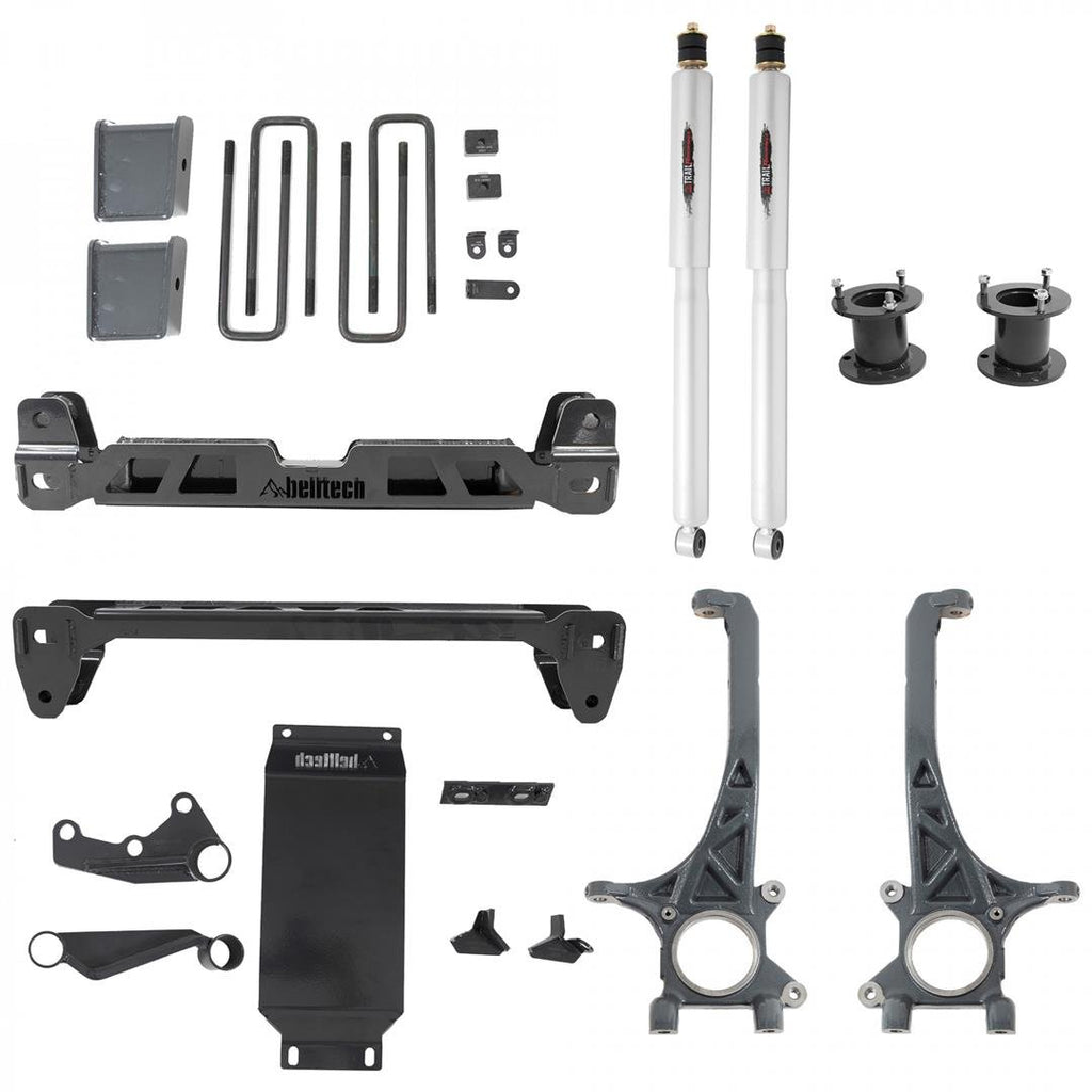Belltech 154301BK4 4" Lift Kit Inc. Rear Trail Performance Shocks Only
