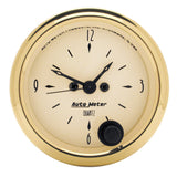 AutoMeter 1586 Traditional incandescent lighting illuminates around the perimeter of the dial